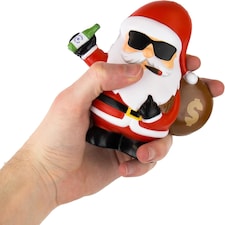 Gift Republic Bad Santa Christmas Talking Stress Reliever thumbnail 7