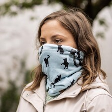 Bartleby Multifunctional Fleece Lined Snood Headwear Cat Silhouettes thumbnail 2