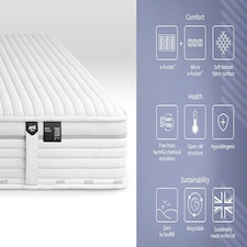 Horizon Odyssey 800 Pocket Memory Mattress White | Super King thumbnail 5