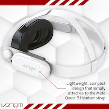 Venom Rechargeable 3000mAh Power Bank for Meta Quest 3 / 3S | White thumbnail 4