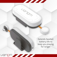 Venom Rechargeable 3000mAh Power Bank for Meta Quest 3 / 3S | White thumbnail 5