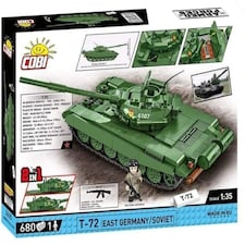 T-72 M1 DDR & RU brick tank model - COBI 2625 - 678 bricks thumbnail 2
