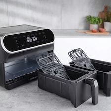 Statesman SKAF08017BK Digital Dual Zone Air Fryer, 8 Litre, Black thumbnail 4