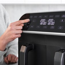 Statesman SKAF08017BK Digital Dual Zone Air Fryer, 8 Litre, Black thumbnail 7