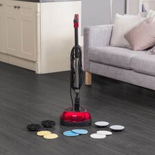 Ewbank EP170 Lightweight Floor Polisher, Cleaner, Buffer and Scrubber with Reusable Pads, Red thumbnail 10
