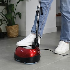 Ewbank EP170 Lightweight Floor Polisher, Cleaner, Buffer and Scrubber with Reusable Pads, Red thumbnail 3