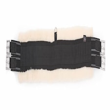 Shires Fleece Lined Girth Black | 32 Inch