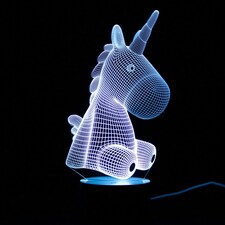 Unicorn 3D Lamp Multi