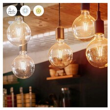 WiZ G125 E27 Screw LED Filament Dimmable Lightbulb thumbnail 4