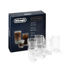 De'Longhi DLSC326 Double Wall Hot & Cold Collection Glasses Pack of 6