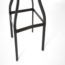 Interiors by Premier New Foundry Black Metal Bar Stool Black thumbnail 2