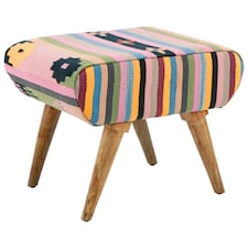 Interiors by Premier Cefena Multicolour Footstool