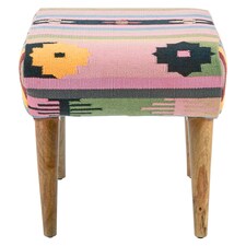 Interiors by Premier Cefena Multicolour Footstool thumbnail 3