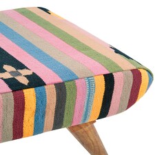 Interiors by Premier Cefena Multicolour Footstool thumbnail 5