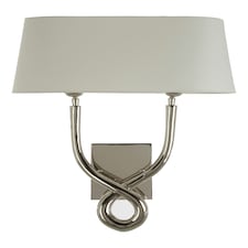 Interiors by Premier Wall Light with Cross Base Silver