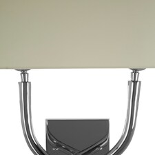 Interiors by Premier Wall Light with Cross Base Silver thumbnail 3
