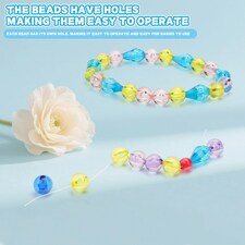 DIY Crystal Jewelry Craft Set for Girls Air Dry Crystal Glue Painting Kit with Cartoon Pendants | Pink thumbnail 10