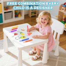 DIY Crystal Jewelry Craft Set for Girls Air Dry Crystal Glue Painting Kit with Cartoon Pendants | Pink thumbnail 7