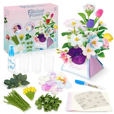 Fabulous Flowers DIY Kit for Kids – Build Your Own Bouquet with Water-Reveal Magic Pen