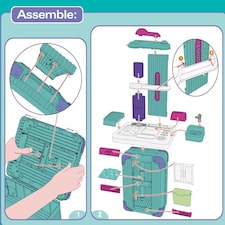 Interactive Doctor Playset with Medical Trolley Cart Pretend Medical Tool Box Play Toy for Kids, Toddlers - Includes Doctor Tools & Accessories thumbnail 10