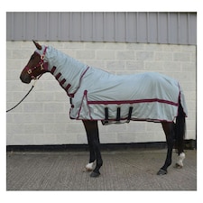 DefenceX System Guardian Horse Fly Rug & Mask - Silver - 6´ 3´´ thumbnail 2