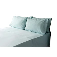 Belledorm Percale Extra Deep Fitted Sheet - Duck Egg - Single