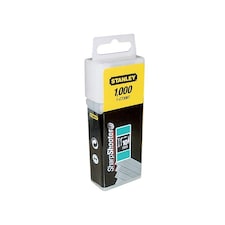 Stanley Hand Tools Flat Narrow Crown Staples - Multi Colour - 12mm