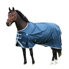 Highlander Original Lite 50g Standard Neck Horse Turnout Rug - Ocean Blue - 6´ 9"