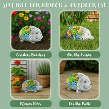 Solar Hedgehog Statue Garden Ornaments thumbnail 4