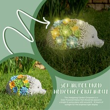 Solar Hedgehog Statue Garden Ornaments thumbnail 5
