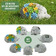 Solar Hedgehog Statue Garden Ornaments thumbnail 6