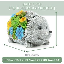 Solar Hedgehog Statue Garden Ornaments thumbnail 7