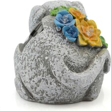 Pack of 6 Solar Elephant Garden Ornament Grey | One Size thumbnail 4
