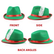 England Flag + Green Bavarian Hat Green | One Size thumbnail 5