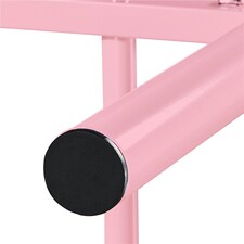 Yaheetech 3ft Single Simple Metal Bed Frame Mattress Foundation Pink thumbnail 4