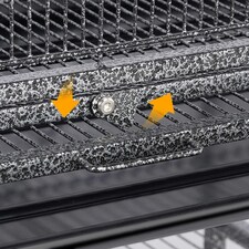 Yaheetech 175.5 cm Tall Extra Large Pet Cage for Small Animals Black thumbnail 6