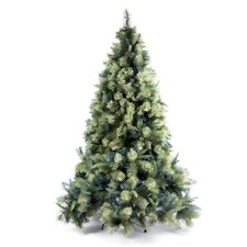 8FT Kentucky Pine Green Pencil Needle Tips Plain Bushy Artificial Christmas Tree | Green | Green thumbnail 3