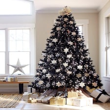 10FT Black Alaskan Pine Christmas Tree | Black | 10ft thumbnail 2