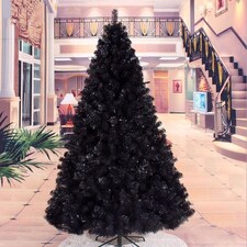 10FT Black Alaskan Pine Christmas Tree | Black | 10ft thumbnail 3