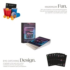 Beer Pong Table - aluminium, LED lighting, 100 cups, 6 balls thumbnail 7