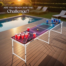 Beer Pong Table - aluminium, LED lighting, 100 cups, 6 balls thumbnail 8