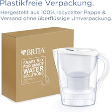 BRITA Marella Water Filter Jug White (2.4L) Starter Pack incl. 3x MAXTRA PRO Pure Performance Cartridge thumbnail 5