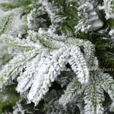 4FT Green Lapland Snow Covered Christmas Tree | White | 4ft thumbnail 6