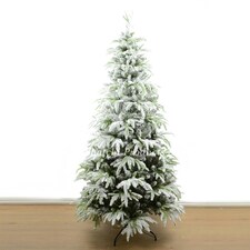 4FT Green Lapland Snow Covered Christmas Tree | White | 4ft thumbnail 7