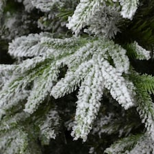 4FT Green Lapland Snow Covered Christmas Tree | White | 4ft thumbnail 8