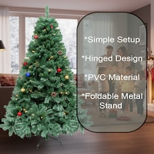 5FT Green Alaskan Pine Christmas Tree | Green | Green thumbnail 9