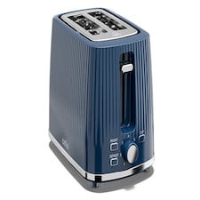 Cello Textured Blue 2 slice Toaster Blue | 2 Slice