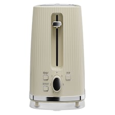 Cello Textured Cream 2 slice Toaster Cream | 2 Slice