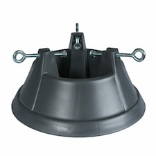 Elho Nordman Anthracite Grey Christmas Tree Stand for Real Trees up to 10ft Tall