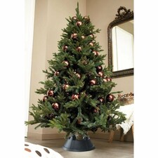 Elho Nordman Anthracite Grey Christmas Tree Stand for Real Trees up to 10ft Tall thumbnail 3